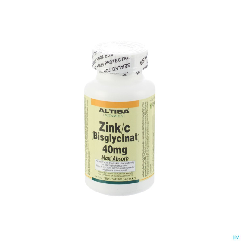 Altisa zinc bislycinate 40 mg comp 90