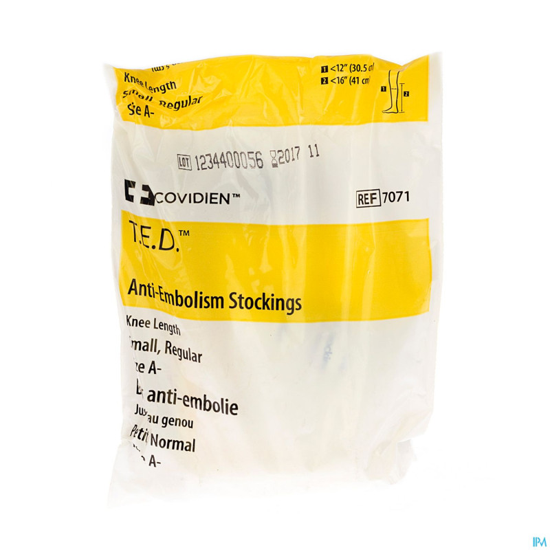 Rest.e.d. bas genou 7071  s regul   blanc