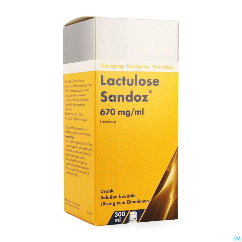Lactulose sandoz drank 300 ml 670 mg/ml