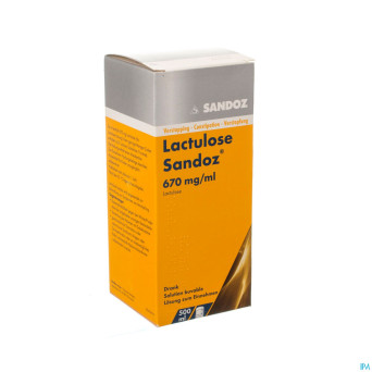 Lactulose sandoz drank 500 ml 670 mg/ml
