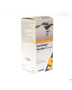 Lactulose sandoz drank 500 ml 670 mg/ml