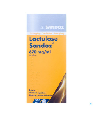 Lactulose sandoz drank 500 ml 670 mg/ml