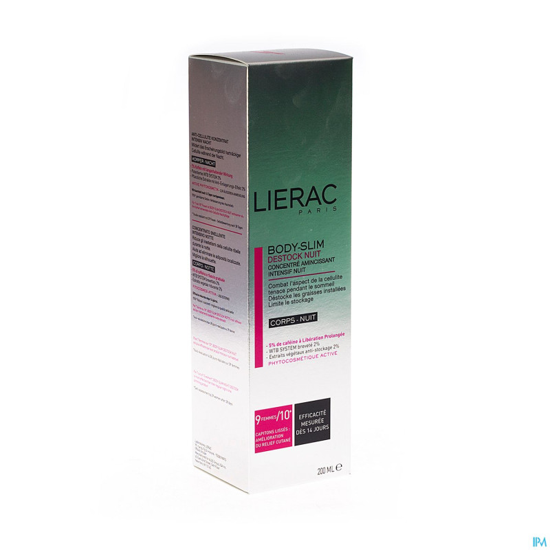 Lierac bodyslim conc. destock nuit  fl pompe 200ml
