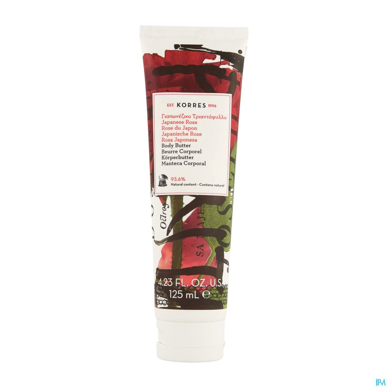 Korres kb beurre corporel rose japonaise    125ml