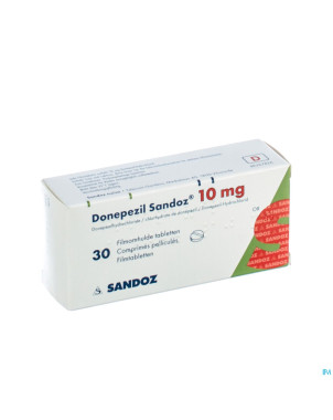 Donepezil sandoz 10,0 mg comp pell 30 x 10,0 mg
