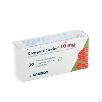 Donepezil sandoz 10,0 mg comp pell 30 x 10,0 mg