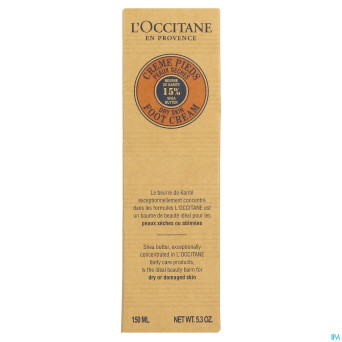 L'occitane karite creme pieds    150ml