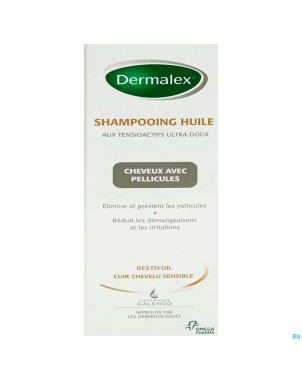Dermalex shamp huile chev pellicules 250 ml