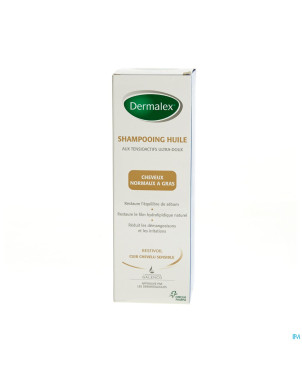 Dermalex shamp huile chev normaux a gras 250 ml