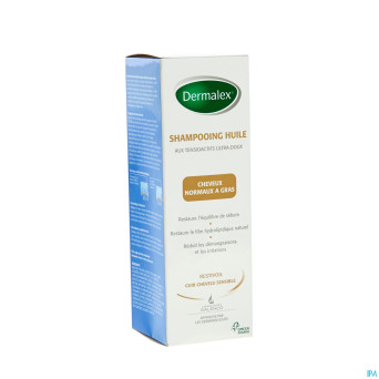 Dermalex shamp huile chev normaux a gras 250 ml