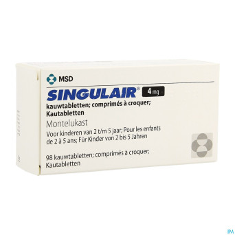 Singulair  4 mg comp a croquer 98