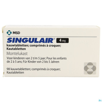 Singulair  4 mg comp a croquer 98