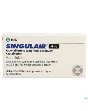 Singulair  4 mg comp a croquer 98