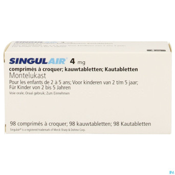 Singulair  4 mg comp a croquer 98