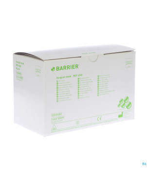 Barrier surgical masque vert 100