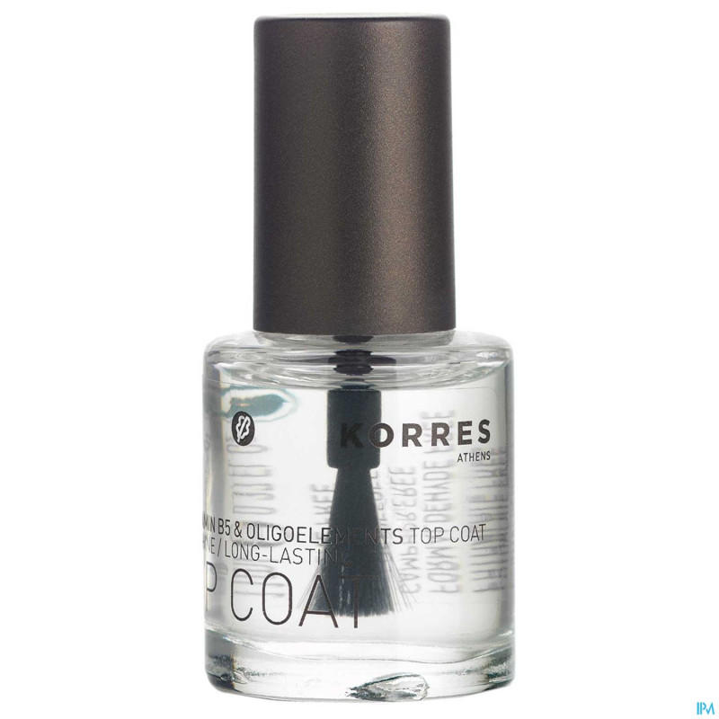 Korres km nail colour top coat    10ml