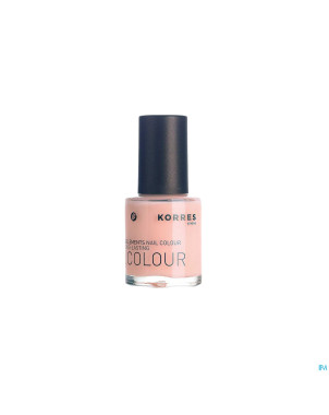 Korres km nail colour 06 pastel rose    10ml