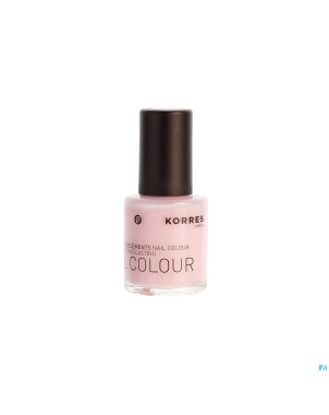 Korres km nail colour 04 peony pink    10ml