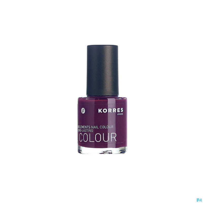 Korres km nail colour 27 purple    10ml