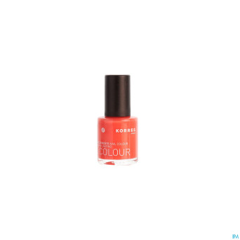 Korres km nail colour 44 coral hibiscus 10ml