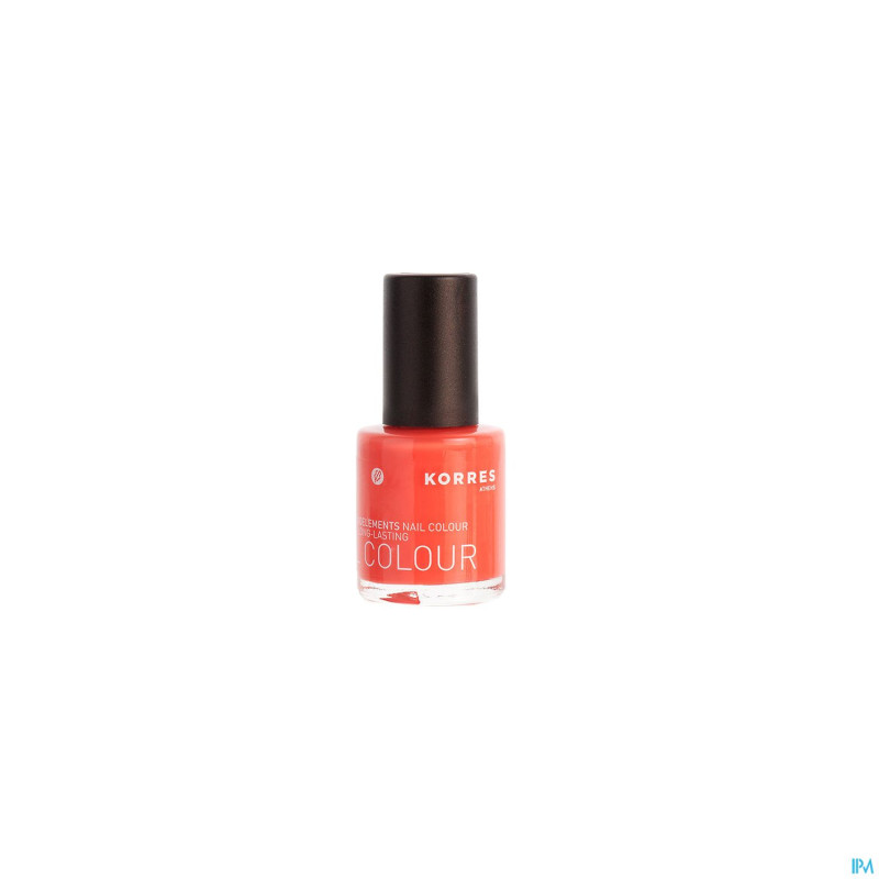 Korres km nail colour 44 coral hibiscus 10ml