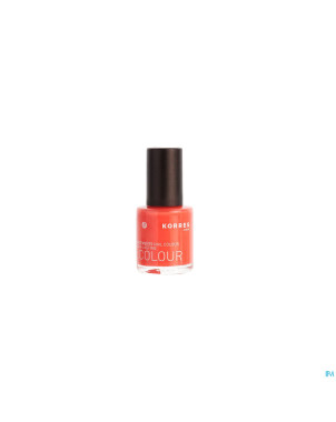 Korres km nail colour 44 coral hibiscus 10ml