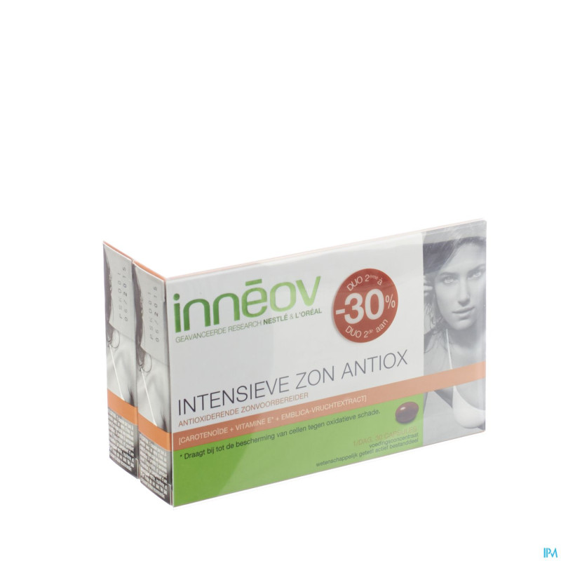 Inneov solaire antiox duo comp 2x30 2eme -30%