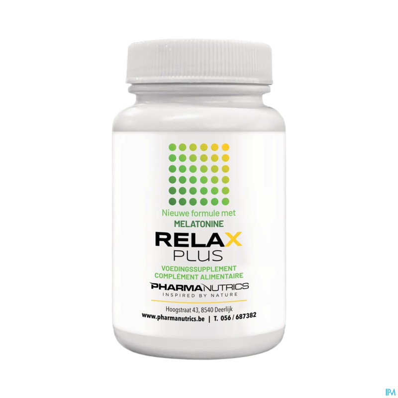Relax plus vegecaps 60    pharmanutrics
