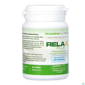 Relax plus vegecaps 60    pharmanutrics