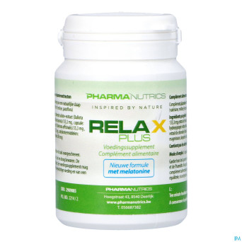 Relax plus vegecaps 60    pharmanutrics