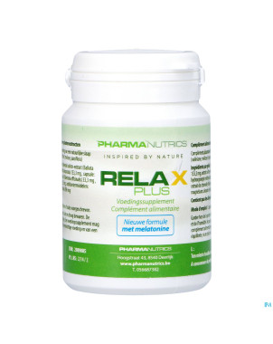 Relax plus vegecaps 60    pharmanutrics