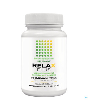 Relax plus vegecaps 60    pharmanutrics
