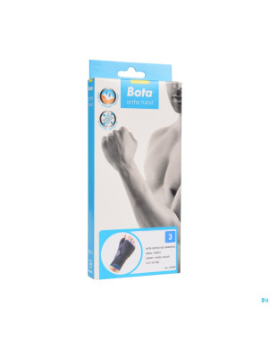 Bota ortho serre poignet main 505 noir  n3