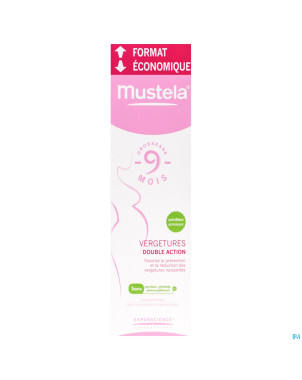 Mustela 9m vergetures double action  250ml