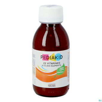 Pediakid 22 vitamines & oligo elements fl 125ml