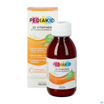 Pediakid 22 vitamines & oligo elements fl 125ml