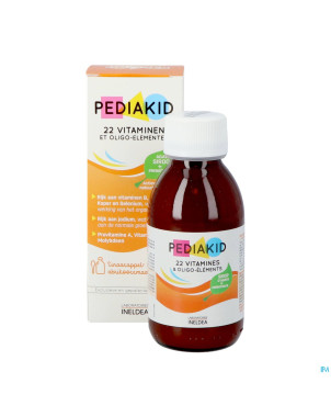 Pediakid 22 vitamines & oligo elements fl 125ml