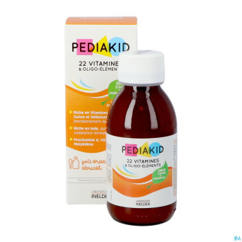 Pediakid 22 vitamines & oligo elements fl 125ml