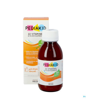 Pediakid 22 vitamines & oligo elements fl 125ml
