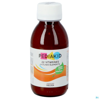 Pediakid 22 vitamines & oligo elements fl 125ml