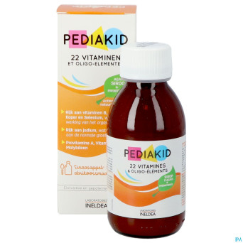 Pediakid 22 vitamines & oligo elements fl 125ml