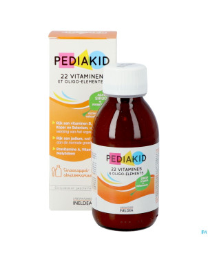 Pediakid 22 vitamines & oligo elements fl 125ml