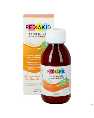 Pediakid 22 vitamines & oligo elements fl 125ml