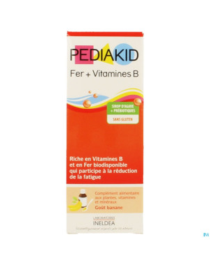 Pediakid fer+vit b sol buv fl 125ml
