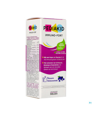 Pediakid immuno fortifiant sol buv fl 125ml