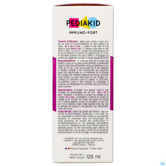 Pediakid immuno fortifiant sol buv fl 125ml