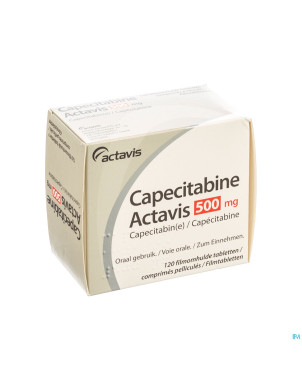 Capecitabine 500 mg actavis comp pell 120