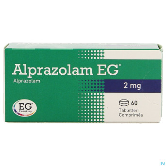 Alprazolam eg comp 60x2,00mg