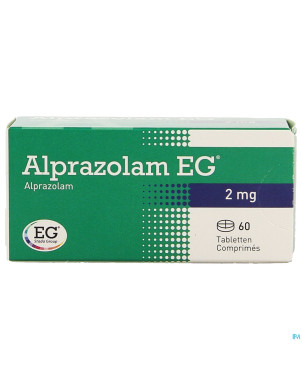 Alprazolam eg comp 60x2,00mg