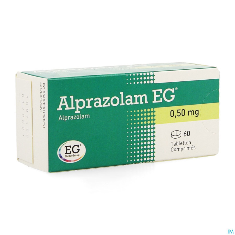 Alprazolam eg comp 60x0,50mg